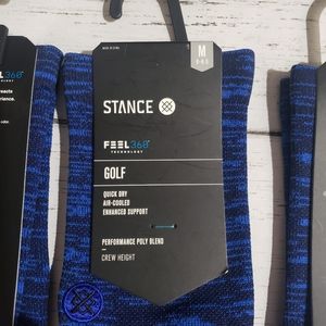 Stance Golf Socks Men Size Medium (6-8.5)